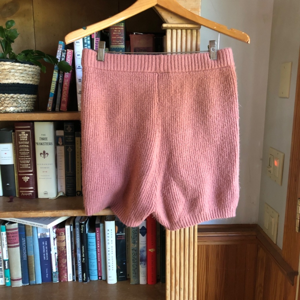 Mauve Saturday Sunday Knit Shorts - Picture 3 of 5